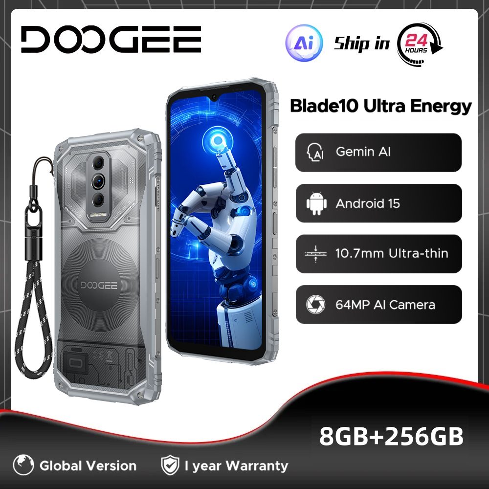 Maximiza tu día sin preocupaciones con un teléfono que desafía los límites: el DOOGEE BLADE10 ULTRA ENERGY combina potencia, duración extrema y robustez comprobada para aventureros y profesionales exigentes que necesitan rendimiento sin compromisos.