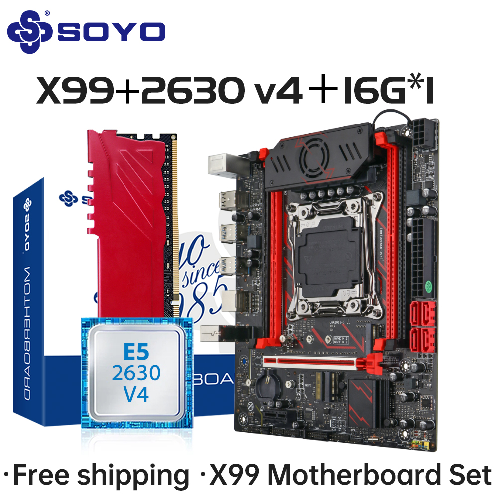 Eleva tu experiencia de juego y productividad: Descubre cómo el combo SOYO X99 C612 con procesador Xeon E5 2630 V4 y 16GB de RAM DDR4 transforma tu ordenador en una máquina versátil y potente para multitarea y entretenimiento sin frenos.