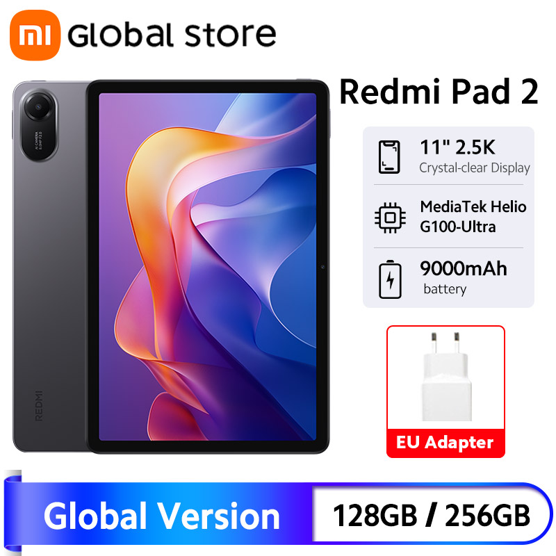 Eleva tu productividad y entretenimiento con fluidez absoluta: Descubre la tableta XIAOMI REDMI PAD 2, equipada con pantalla de 90Hz y batería de larga duración, ideal para multitarea y streaming sin interrupciones.