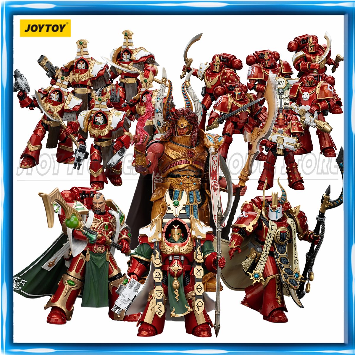 Domina tu colección con detalle y poder: la figura JOYTOY WARHAMMER 30K de MAGNUS EL ROJO escala 1/18 eleva el estándar del modelismo, ofreciendo posabilidad extrema y autenticidad en cada ángulo para fans y coleccionistas exigentes.