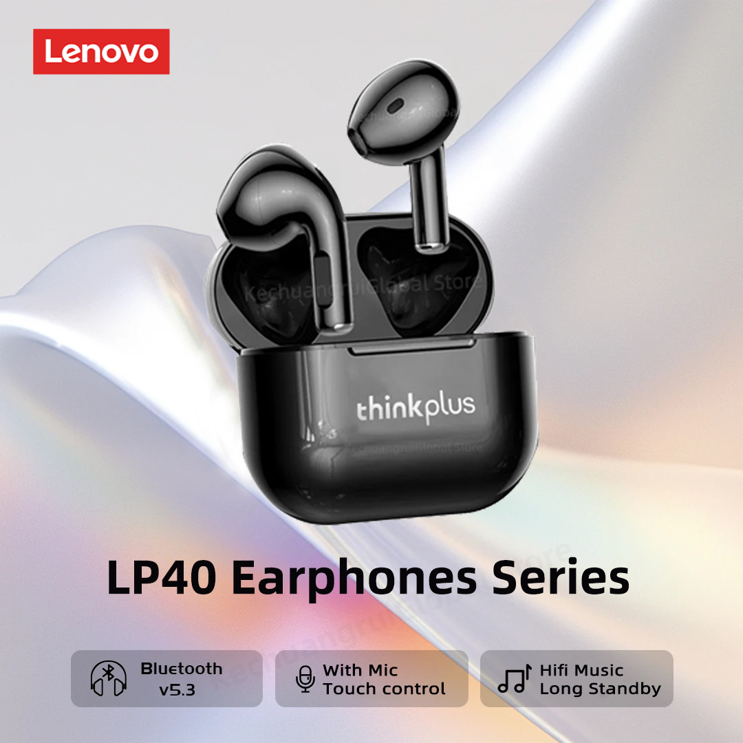 Transforma tu rutina auditiva con estos auriculares: Lenovo LP40 PRO ofrece sonido nítido, resistencia al sudor y hasta 30 horas de uso continuo, el aliado tecnológico que necesitas para entrenar, trabajar y disfrutar sin límites.