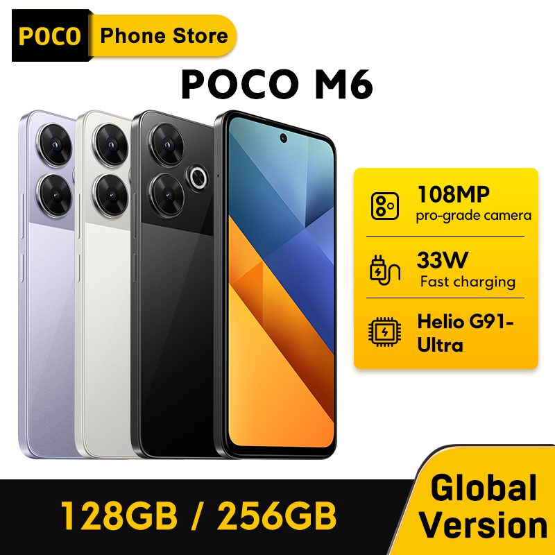 Olvídate de cargar tu teléfono cada día: el POCO M6 GLOBAL combina 90Hz de fluidez, 33W de carga ultrarrápida y 5030mAh para una autonomía imparable en una oferta exclusiva para multitaskers.