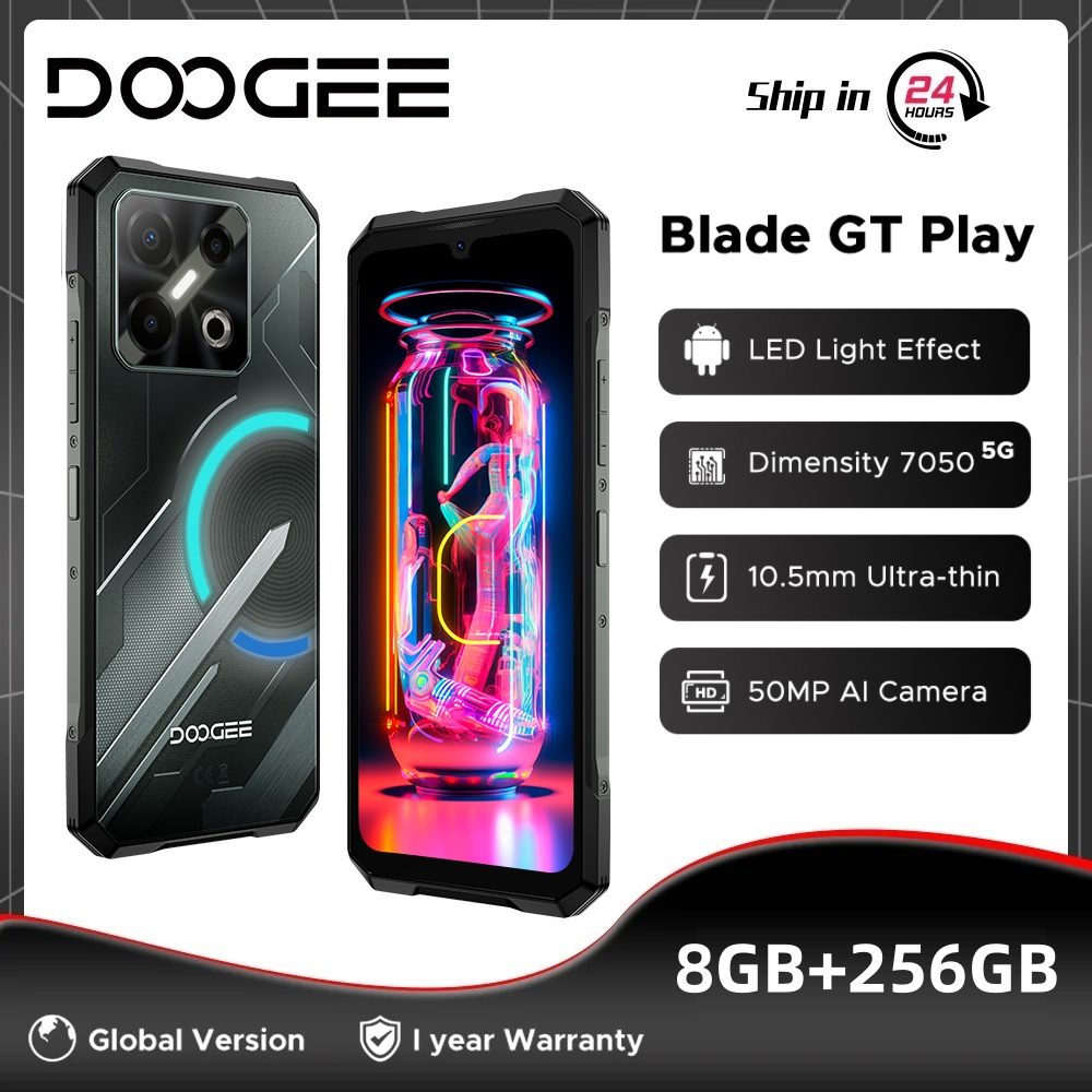Resistencia y Potencia en tus Manos: Descubre el DOOGEE BLADE GT PLAY que Sobrevive a Todo con su Pantalla 120Hz y Cámara de 50MP - Tecnología Duradera al Mejor Precio
