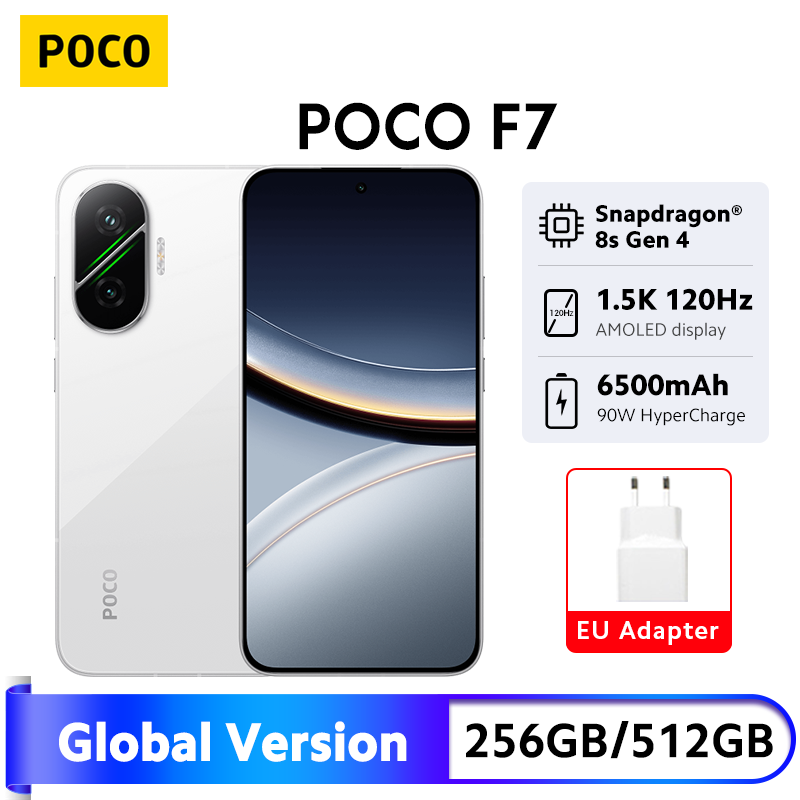 Descubre una autonomía revolucionaria y carga ultrarrápida con el POCO F7 5G: Su batería de 6500mAh y tecnología 90W HypeCharge transforman tu día, respaldadas por un rendimiento Snapdragon® 8s Gen 4, ideal para multitarea y gaming sin límites.
