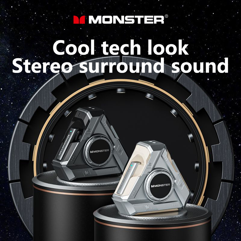 Transforma tu experiencia de juego y audio con auriculares que combinan estilo y tecnología: los MONSTER XKT22 ofrecen diseño triangular único, cancelación de ruido avanzada y conectividad Bluetooth 5.4 para un rendimiento superior en cualquier entorno.