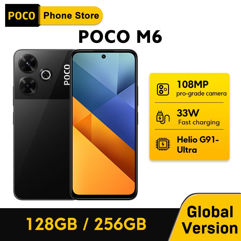 Tus días de espera por carga terminaron: el POCO M6 con 90Hz, carga ultrarrápida de 33W y una autonomía que desafía lo convencional está aquí para revolucionar tu móvil con una oferta exclusiva.