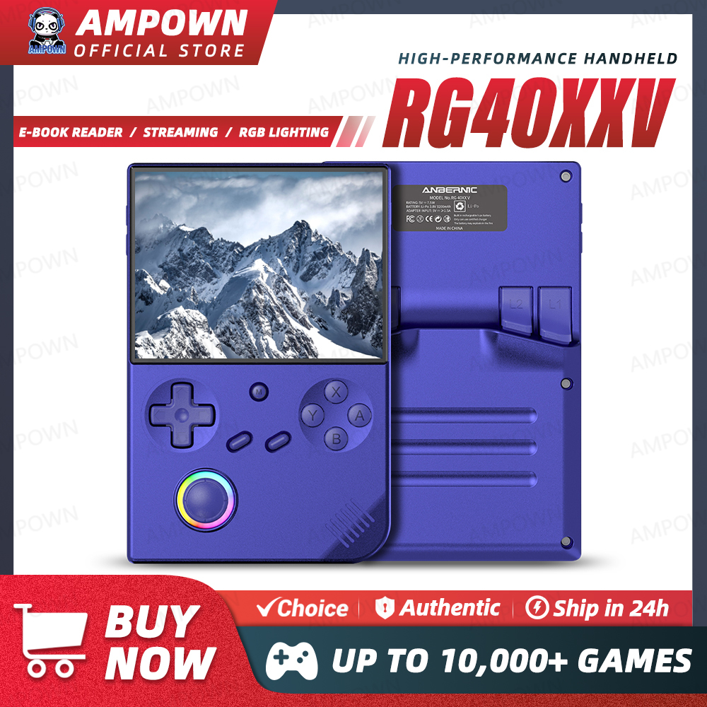 Potencia retro en tus manos: descubre la ANBERNIC RG40XXV, consola portátil con pantalla IPS, streaming y más para revivir clásicos con estilo moderno y versatilidad que redefine la experiencia gamer.