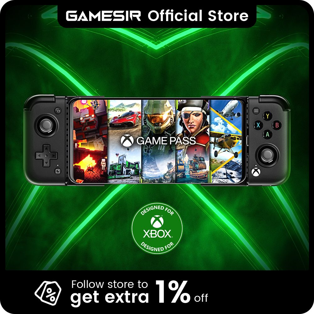 Domina el gaming móvil en la nube sin complicaciones gracias a la precisión y comodidad del controlador GAMESIR X2 PRO, diseñado específicamente para plataformas como Xbox Game Pass y GeForce Now, brindando una experiencia superior a un precio accesible.