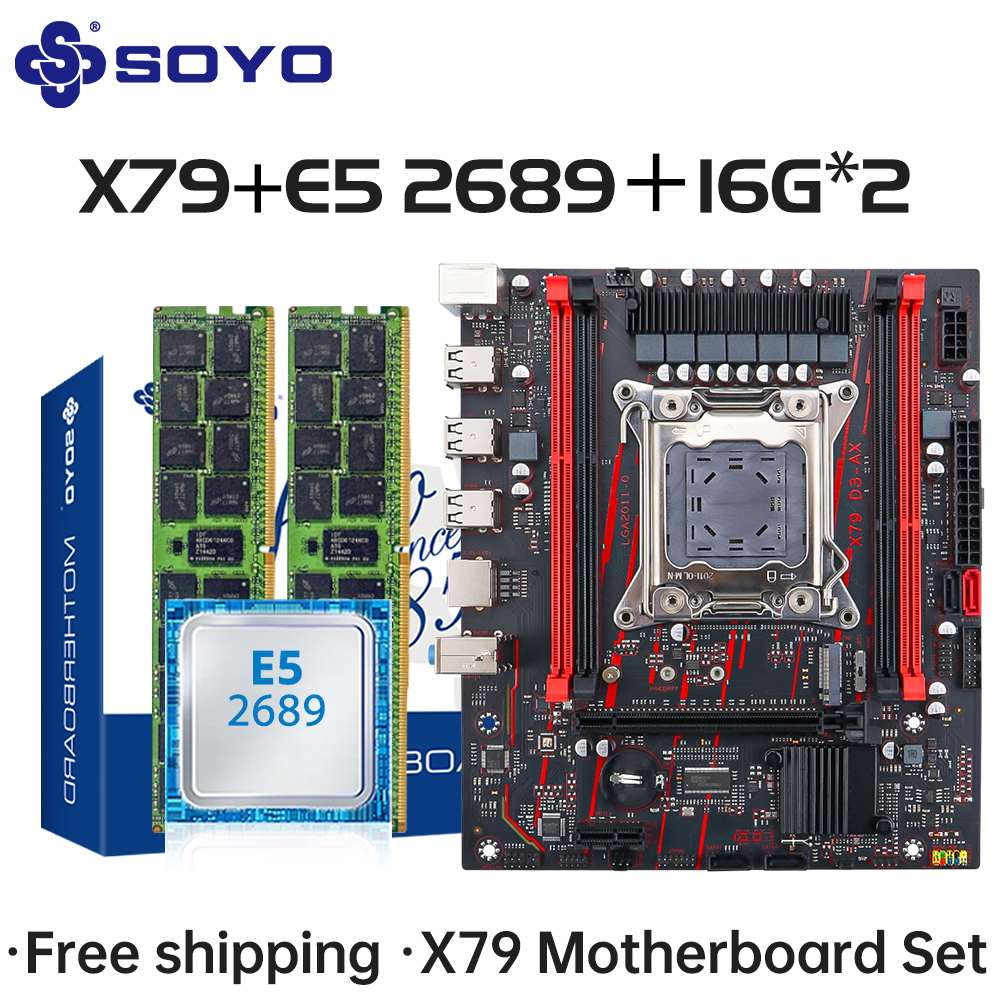 Potencia tu PC de gaming a coste mínimo: el kit SOYO X79 con procesador E5 2689 y 32GB de RAM ECC ofrece rendimiento excepcional para jugadores y creadores que buscan fiabilidad