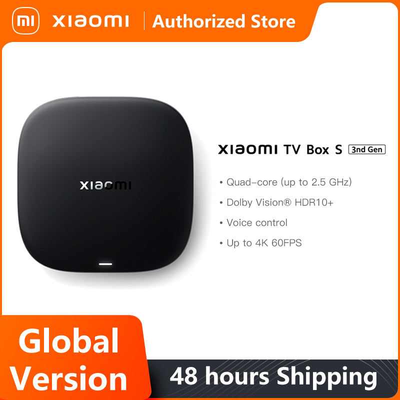 Transforma tu TV en un centro de entretenimiento inteligente con la nueva XIAOMI TV BOX S 3RD GEN: Disfruta de contenido en 4K Ultra HD, acceso a Google TV, transmisión fluida y aplicaciones como Netflix, todo en un dispositivo compacto y potente que redefine tu experiencia multimedia.
