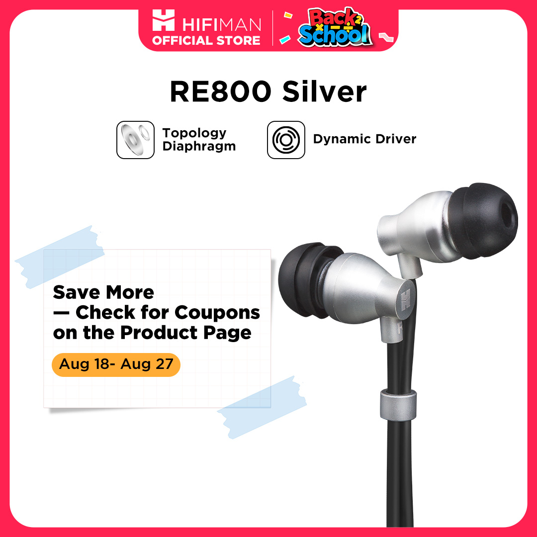 Descubre una calidad de sonido inigualable: adéntrate en la experiencia HIFIMAN RE800 SILVER con tecnología de diafragma topológico y diseño ergonómico que redefine el audio personal, perfecta para audiófilos exigentes.