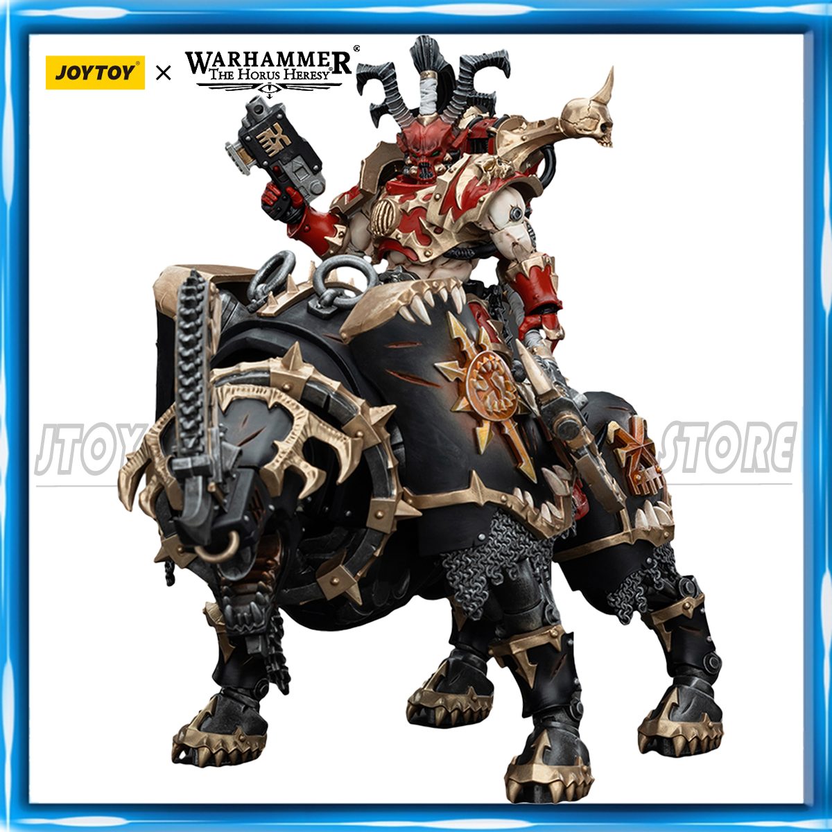 Transforma tu colección con detalles hiperrealistas: El JOYTOY WARHAMMER 40K WORLD EATERS LORD INVOCATUS eleva el estándar de las figuras de acción, ofreciendo articulación completa y acabados pintados a mano para fanáticos y coleccionistas exigentes.
