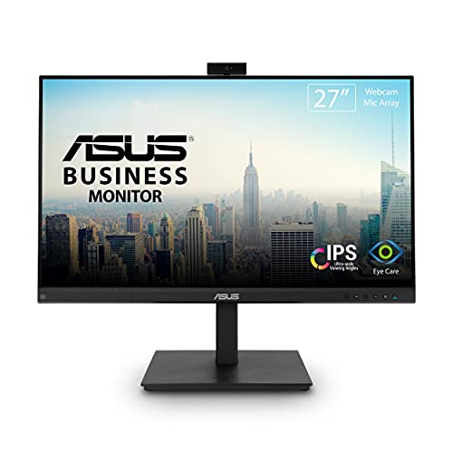 Transforma tus reuniones virtuales en experiencias profesionales inmersivas con el monitor ASUS BE279QSK que integra cámara HD, micrófonos y altavoces en un diseño elegante sin marcos para máxima productividad y confort visual durante largas jornadas de trabajo