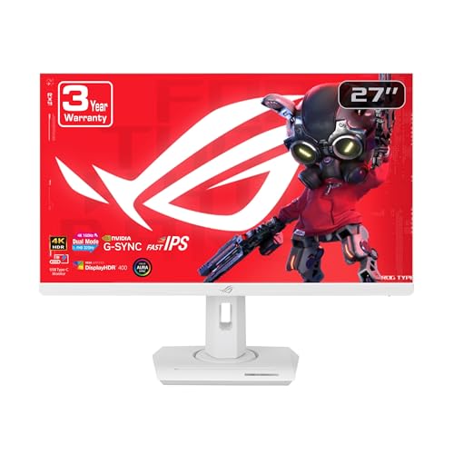 Transforma tu experiencia gaming con una nitidez imposible de ignorar: el ASUS ROG Strix XG27UCG-W combina 4K real a 160Hz con tecnología ELMB Sync para ofrecer ventajas competitivas tangibles en cada partida.