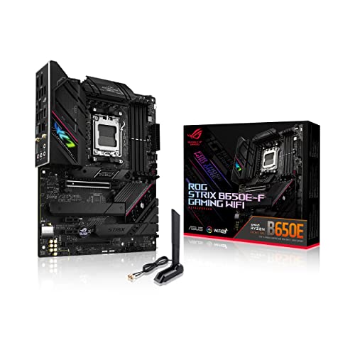 Descubre cómo esta placa base gaming profesional elimina los cuellos de botella y maximiza el rendimiento de tu PC: La ASUS ROG STRIX B650E-F GAMING WIFI ofrece compatibilidad futura con procesadores Ryzen 9000 y tecnología PCIe 5.0 para un rendimiento imbatible.