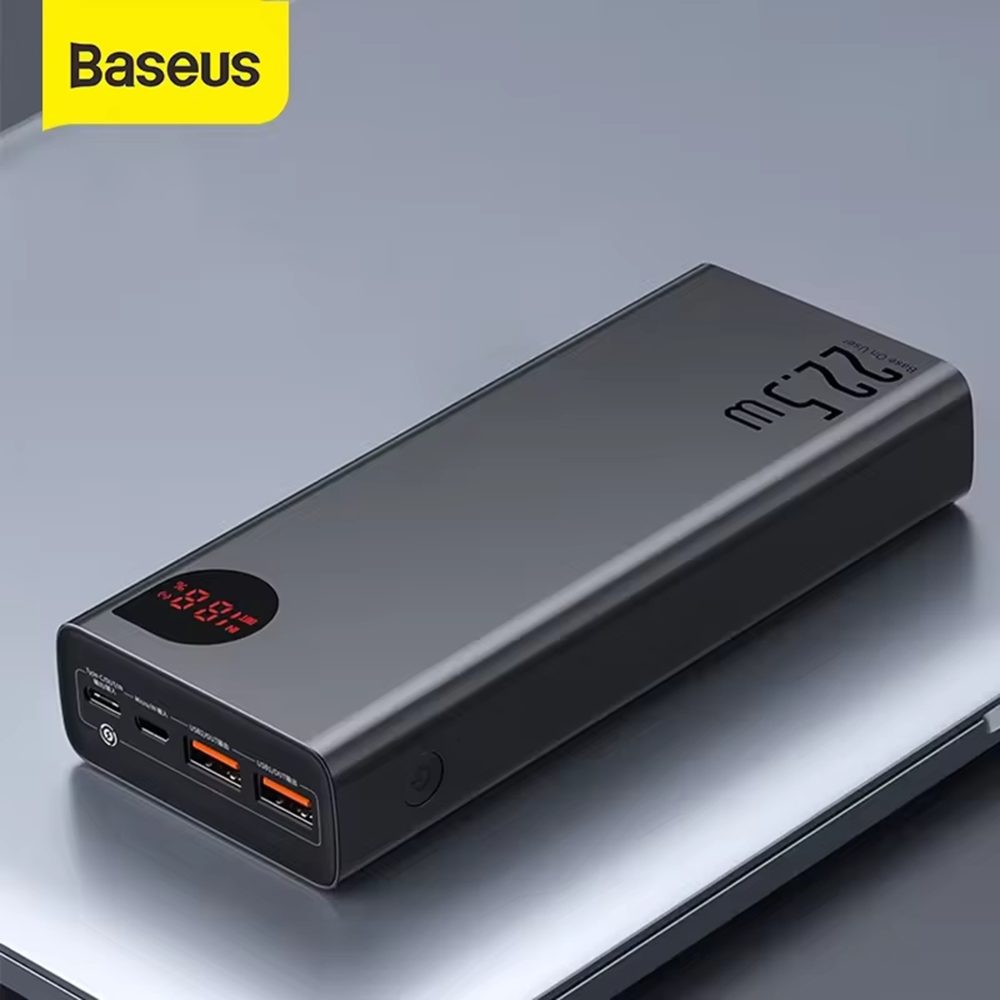 Recarga tu móvil en minutos, no en horas: la power bank BASEUS de 10000mAh con tecnología PD de 22.5W te mantiene conectado todo el día, incluso durante viajes o jornadas intensas, gracias a su diseño compacto y compatibilidad universal con iPHONE, SAMSUNG y HUAWEI, maximizando tu productividad sin estrés por la batería.