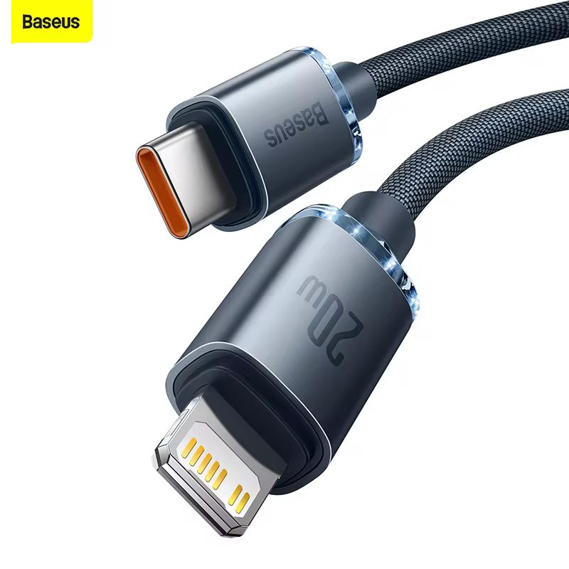 Libera la Velocidad Total de Tu Dispositivo: El Cable BASEUS 20W USB-C Ofrece Carga Rápida PD para iPhone, MacBook y iPad, Asegurando Eficiencia y Durabilidad en Cada Uso.