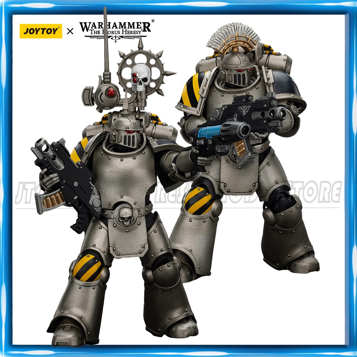 Domina el campo de batalla con detalles impresionantes: Descubre la figura JOYTOY de Warhammer 40K Iron Warriors MKIII Tactical Sergeant, ideal para coleccionistas y jugadores que buscan calidad superior y autenticidad en cada detalle.