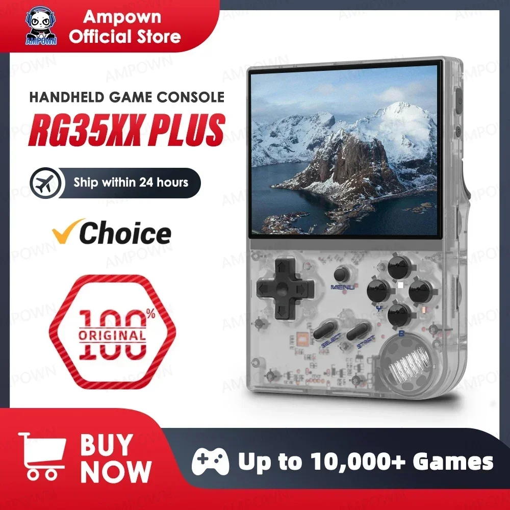 Revive la nostalgia gamer con calidad moderna: La consola ANBERNIC RG35XX PLUS ofrece una biblioteca de 10,000 títulos clásicos, pantalla IPS nítida y versatilidad HDMI, ideal para coleccionistas y nuevas generaciones.