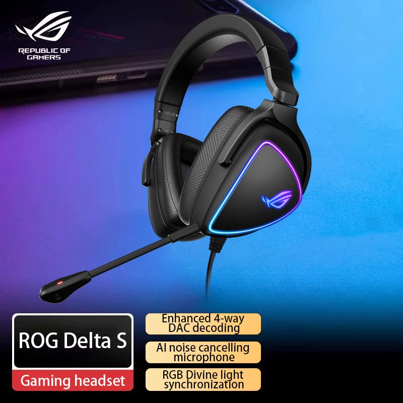 Domina cada batalla sonora con auriculares ultraligeros: el ROG DELTA S combina cancelación de ruido AI y USB-C para una inmersión total que eleva tu rendimiento gaming al máximo nivel