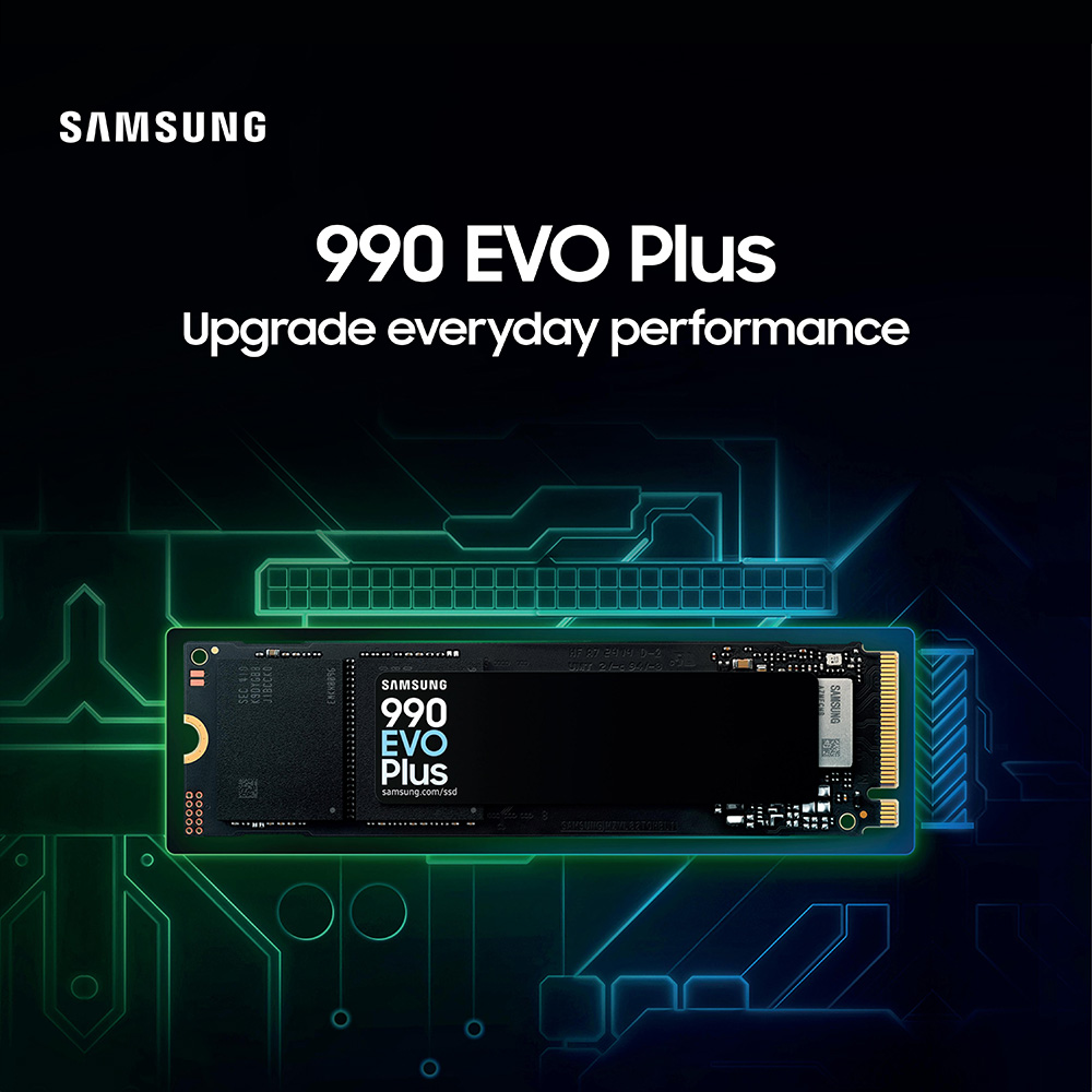 ¿Tu PC va lenta como un caracol? La solución definitiva está aquí - Descubre cómo el SAMSUNG 990 EVO PLUS puede multiplicar la velocidad de tu equipo con lecturas de hasta 7150MB/s - Tu ordenador renacerá con este SSD de última generación
