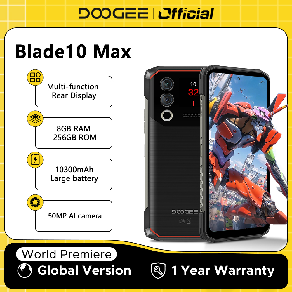 Descubre un teléfono resistente que redefine la durabilidad y el rendimiento: el DOOGEE BLADE10 MAX combina una pantalla fluida de 90Hz, 50MP de cámara AI y una batería colosal para uso intensivo sin límites, garantizando productividad y aventura en cualquier entorno.