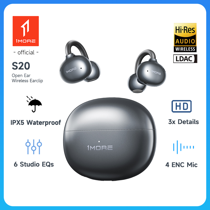 Olvídate del ruido con los auriculares 1MORE S20: tecnología HI-RES y ANC se unen en este diseño revolucionario que mantiene tu música cristalina - ¡Oferta limitada!