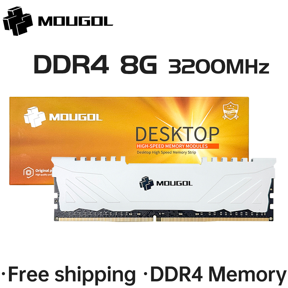 ¿Tu PC va lenta como un caracol? Descubre cómo esta memoria MOUGOL RAM DDR4 8GB 3200MHz puede multiplicar tu velocidad de trabajo y gaming con un rendimiento que supera expectativas.