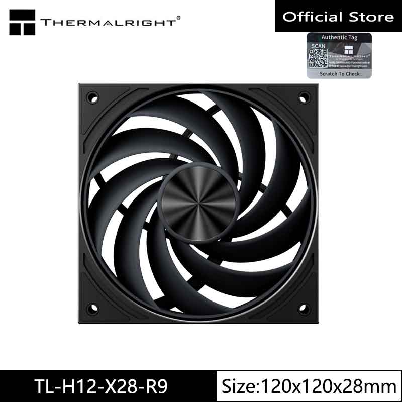 Transforma tu PC en una máquina silenciosa y eficiente con el ventilador THERMALRIGHT TL-H12-X28-R9/R7 que combina tecnología LCP de reducción de ruido y alto rendimiento de refrigeración para un gaming sin interrupciones.