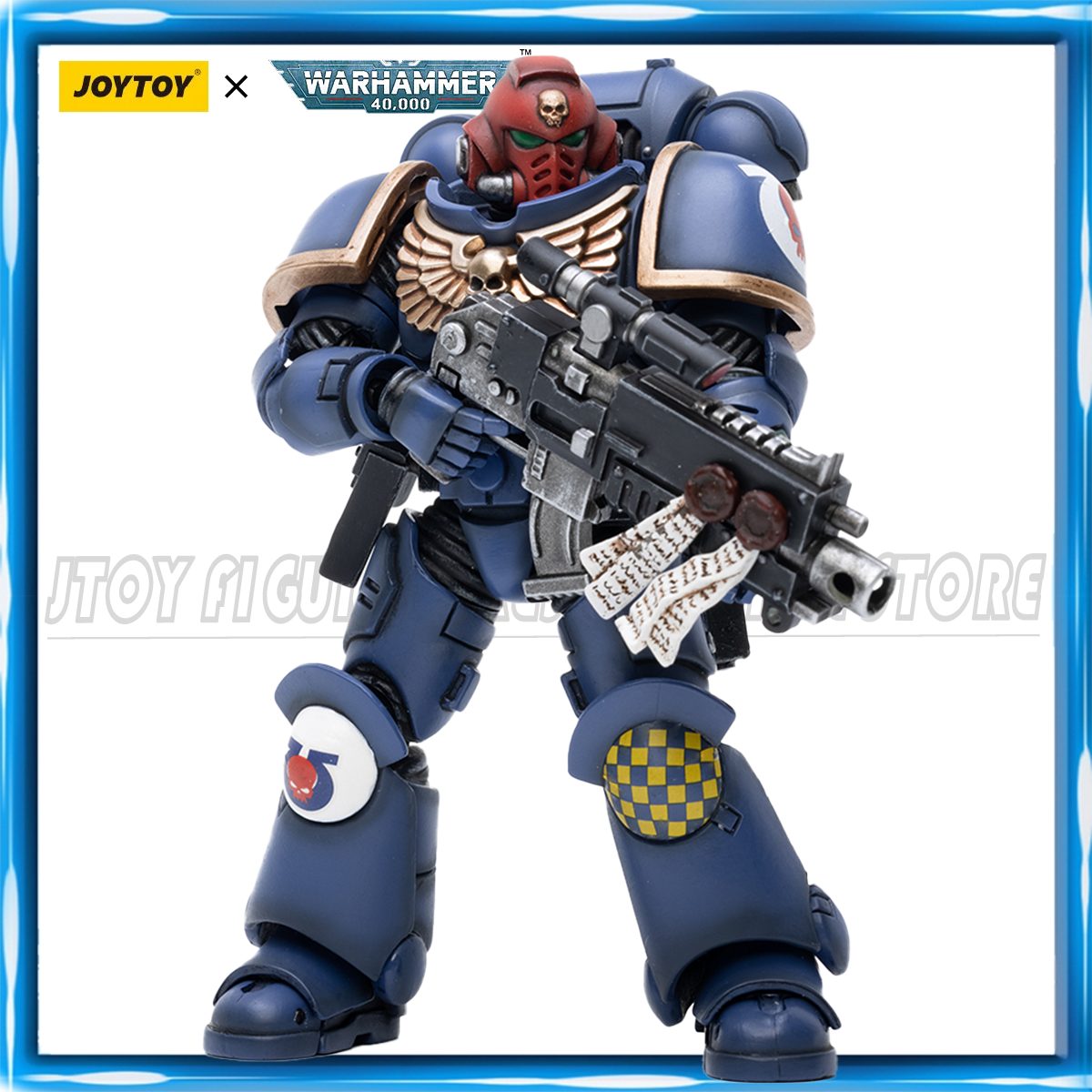 Transforma tu colección con este impresionante guerrero espacial: Descubre la figura JOYTOY WARHAMMER 40K ULTRA MARINES HEROES OF THE CHAPTER BROTHER VETERAN SERGEANT CASTOR que captura cada detalle del universo Warhammer con calidad premium y articulación completa.