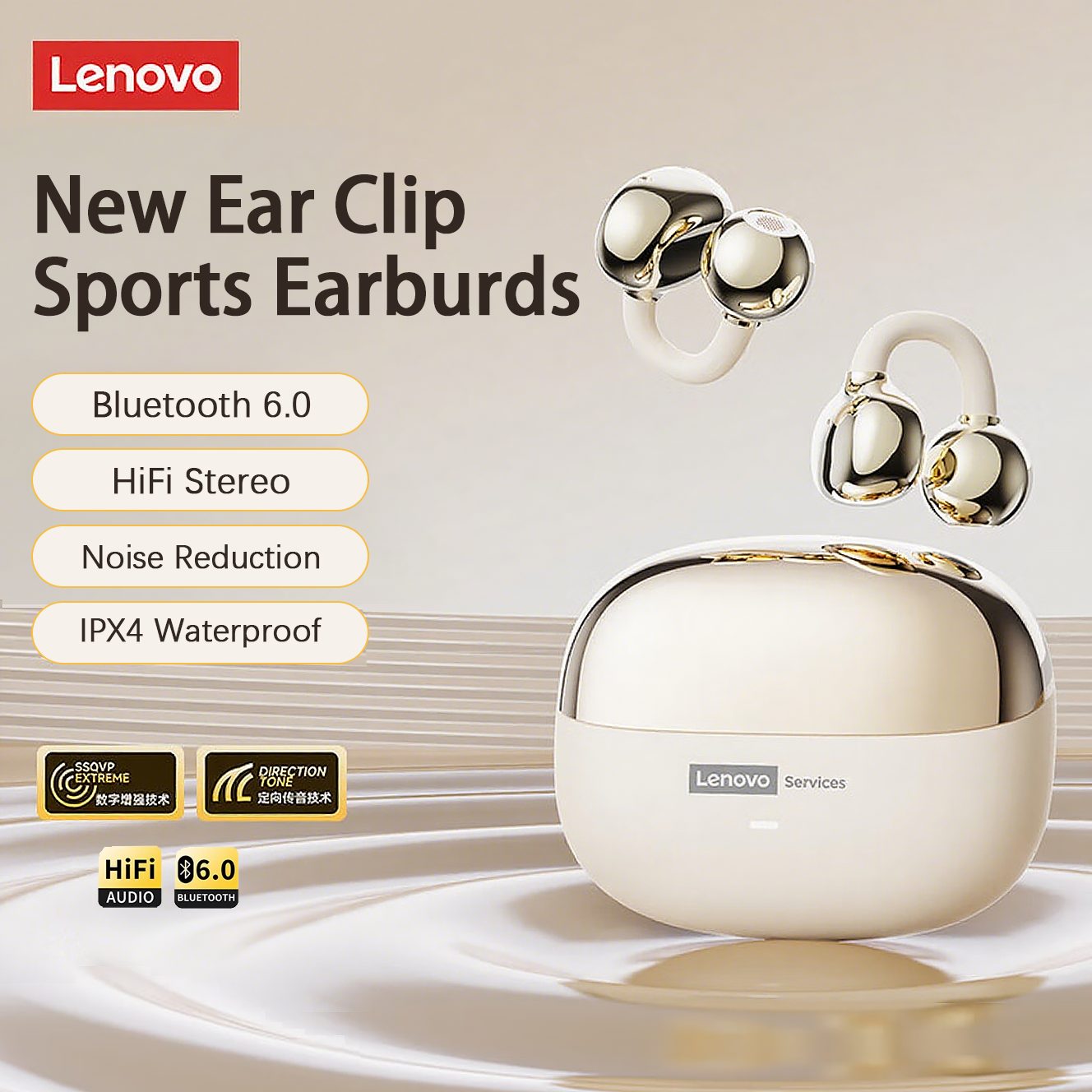 Descubre cómo entrenar con sonido de estudio: los auriculares LENOVO LE302 combinan cancelación de ruido avanzada con 30 horas de autonomía para transformar cada sesión deportiva en una experiencia inmersiva sin cables molestos