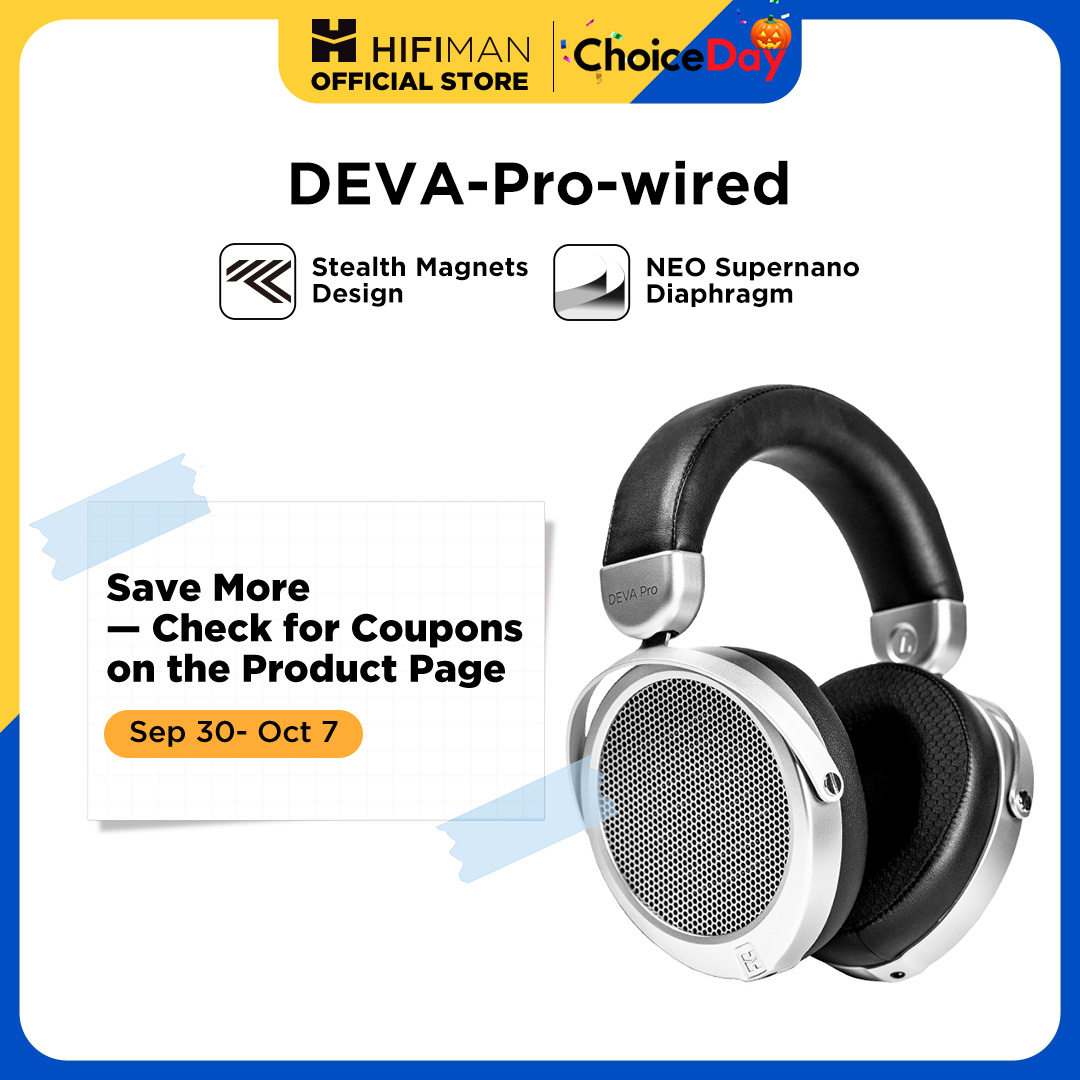 Experimenta una inmersión sonora sin precedentes con los auriculares HIFIMAN DEVAPRO: Su diseño abierto y tecnología planar magnética con imanes stealth ofrecen claridad y detalle excepcionales, transformando tu forma de escuchar música y contenido con una fidelidad de audio superior.