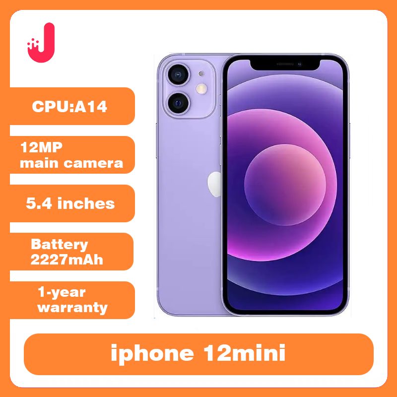 Renueva tu experiencia móvil con un smartphone de alta gama a un costo inigualable: el iPhone 12 Mini original con 5G, chip A14, almacenamiento flexible y cámara dual de 12MP te ofrece rendimiento premium y eficiencia en un diseño compacto.