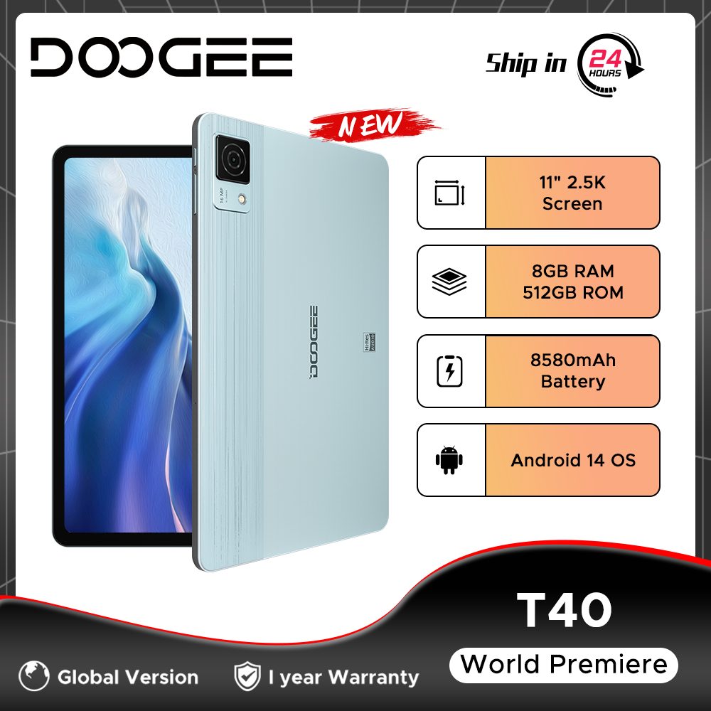 Haz que tu entretenimiento y trabajo fluya sin límites: la DOOGEE T40 con su pantalla 2.5K, 8GB RAM y batería de 2 días llega para revolucionar tu experiencia móvil en una oferta imperdible.