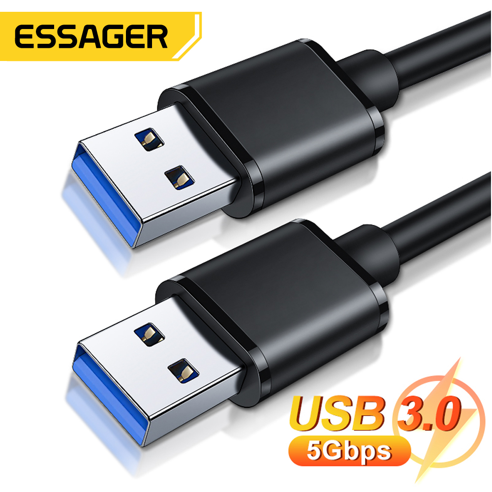 ¿Tu webcam no alcanza o tu disco duro externo queda corto? Soluciona definitivamente los problemas de distancia con el cable de extensión ESSAGER USB 3.0 que garantiza velocidad máxima y conexión estable incluso a 5Gbps, la solución profesional que necesitas para tu setup tecnológico