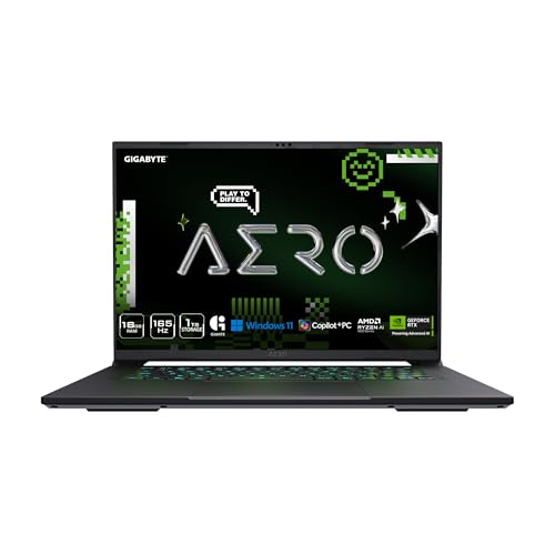 Transforma tu productividad creativa con este portátil que combina potencia y diseño premium: El GIGABYTE AERO X16 con pantalla WQXGA de 165Hz, GPU RTX 5050 y procesador AMD Ryzen AI 7 te ofrece rendimiento excepcional para trabajo y entretenimiento