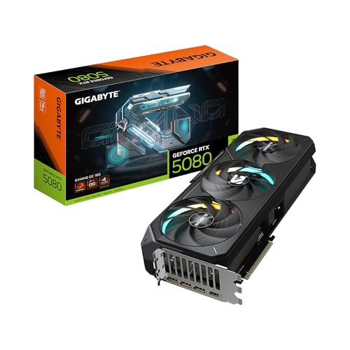 Transforma tu PC en una máquina de gaming definitiva que ejecuta cualquier juego en 4K Ultra: la GIGABYTE RTX 5080 GAMING OC desbloquea tasas de fotogramas imposibles con su revolucionaria tecnología GDDR7 y refrigeración avanzada