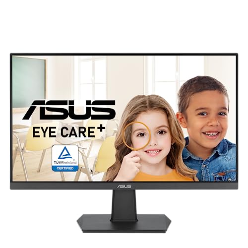 Transforma tu experiencia visual con este monitor que combina rendimiento gaming y confort ocular: El ASUS VA24EHF ofrece 100Hz, 1ms y tecnología IPS para sesiones maratonianas sin fatiga visual