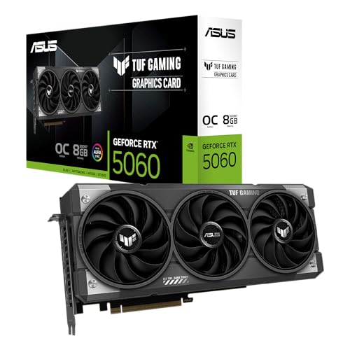 Transforma tu experiencia de juego con rendimiento de élite: La ASUS TUF GAMING GEFORCE RTX 5060 8GB GDDR7 OC EDITION ofrece overclocking de fábrica y componentes militares para máxima estabilidad en tus sesiones maratónicas.