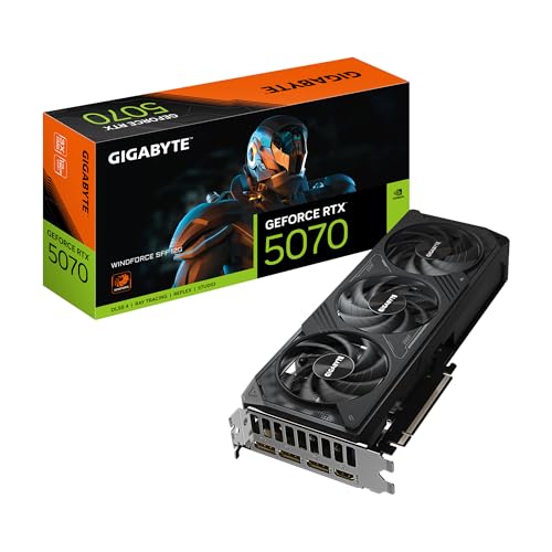 Transforma tu experiencia gaming con potencia extrema y fluidez perfecta, aprovechando la tecnología más avanzada en la nueva GIGABYTE GEFORCE RTX 5070 WINDFORCE SFF que maximiza el rendimiento en juegos y aplicaciones profesionales.
