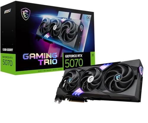 Transforma tu PC Gaming con Potencia Extrema: Descubre la MSI RTX 5070 12G GAMING TRIO OC con Tecnología NVIDIA Blackwell que Eleva tu Experiencia Visual a Nivel Profesional