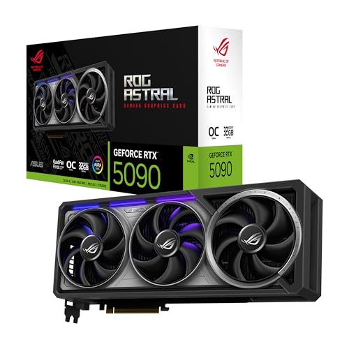 Desbloquea el rendimiento definitivo en gaming con la revolucionaria ASUS ROG ASTRAL GEFORCE RTX 5090: Experimenta gráficos hiperrealistas y tasas de fotogramas insuperables gracias a la tecnología PCIe 5.0 y 32 GB GDDR7 que redefinen los límites del gaming en 4K y 8K.