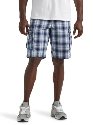 Descubre la combinación perfecta de estilo y funcionalidad con los LEE WYOMING, pantalones cortos de mahón tipo cargo que te mantienen cómodo y con todo a mano: bolsillos espaciosos, cinturón ajustable y diseño en cuadros azules para un look versátil.