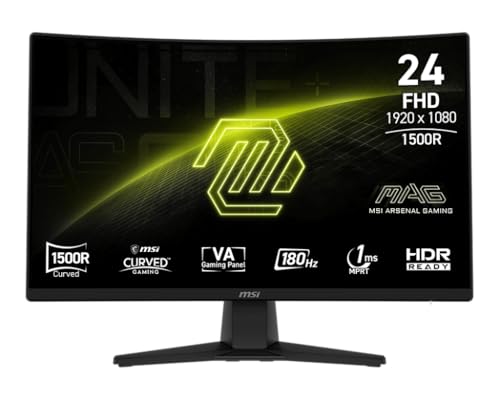 Domina cada partida con fluidez absoluta gracias al monitor gaming MSI MAG 242C que combina una tasa de refresco de 180Hz con tiempo de respuesta de 1ms para eliminar el ghosting y tearing definitivamente en tus sesiones de juego más intensas