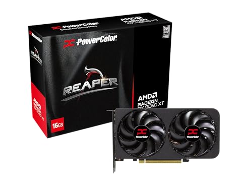 Experimenta un rendimiento gaming insuperable con la POWERCOLOR REAPER AMD RADEON RX 9060 XT 16GB GDDR6 que transforma tu PC en una máquina de jugar profesional ofreciendo tasas de fotogramas ultra fluidas y gráficos de alta fidelidad para títulos AAA más exigentes.