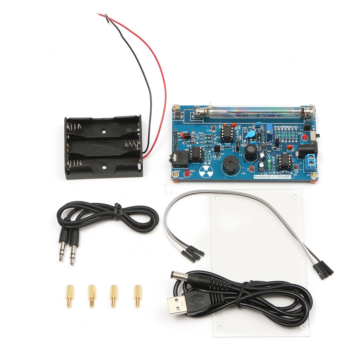 PROTEGE TU ENTORNO de radiación nuclear con el MÓDULO GEEKCREIT GEIGER COUNTER: Detección precisa con tubo Miller y compatibilidad ARDUINO para proyectos DIY avanzados