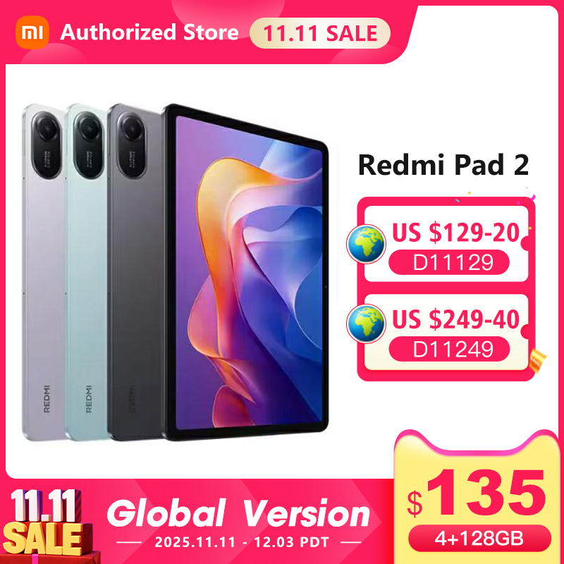 Domina tu entretenimiento y productividad con una tableta de alto rendimiento: el XIAOMI REDMI PAD 2 ofrece una batería de 9000mAh, pantalla fluida de 90Hz y carga rápida para mantenerte conectado sin interrupciones.