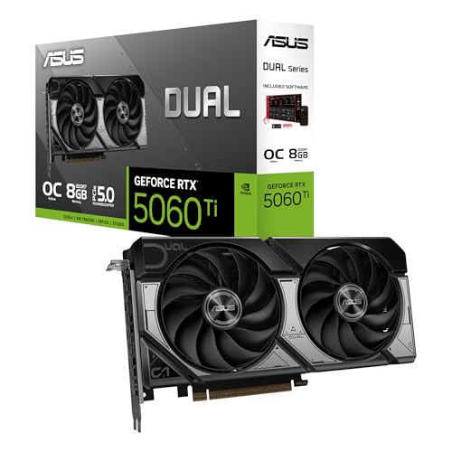 ¿Tu PC se ahoga en los juegos más exigentes? Olvídate de los cuellos de botella y da el salto definitivo: la ASUS DUAL GEFORCE RTX 5060 TI 8GB GDDR7 OC EDITION, con memoria ultrarrápida y refrigeración inteligente, te garantiza fluidez absoluta sin ruidos molestos.