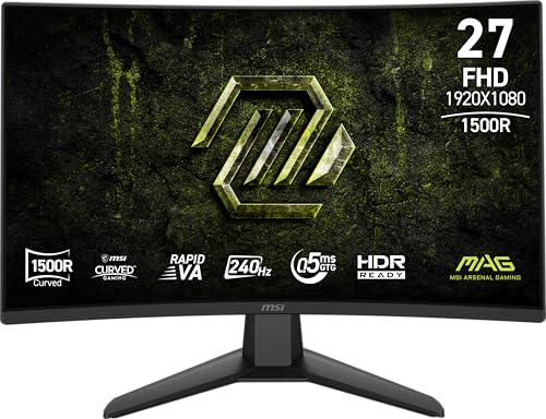 ¿Cansado de que el 'blur' en pantalla arruine tus partidas? Descubre cómo la fluidez extrema redefine la victoria: el monitor MSI MAG 274CF X24 con sus 240Hz y 0.5ms te entrega cada frame con una claridad que sella tu ventaja competitiva.