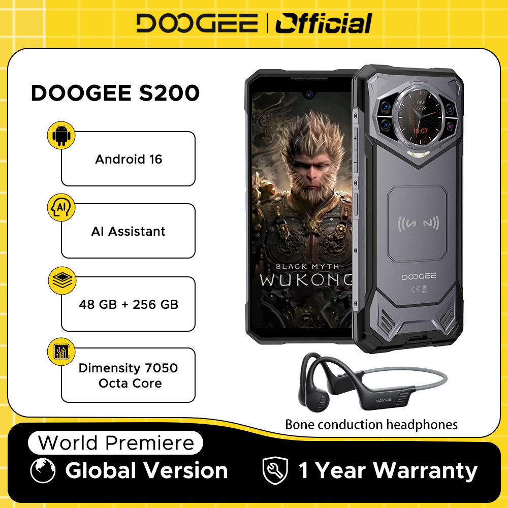 DOOGEE S200 5G: Resistencia y potencia en un solo equipo